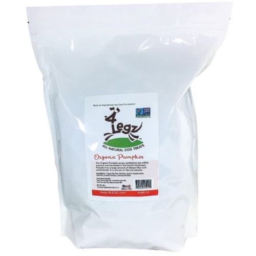 4Legz Organic Pumpkin Crunchy Dog Cookies