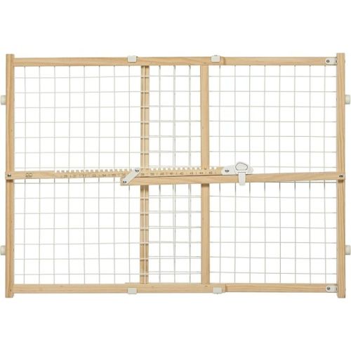 MidWest Wire Mesh Wood Presuure Mount Pet Safety Gate
