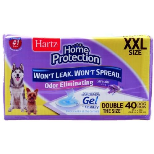 Hartz Home Protection Lavender Scent Odor Eliminating Dog Pads